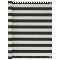 vidaXL Balkongskärm HDPE 120x600 cm antracit och vit