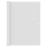 vidaXL Balkongskärm vit 120x500 cm HDPE