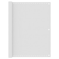 vidaXL Balkongskärm vit 120x600 cm HDPE