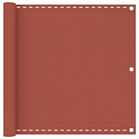 vidaXL Balkongskärm terrakotta 90x300 cm HDPE