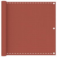 vidaXL Balkongskärm terrakotta 90x400 cm HDPE
