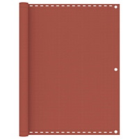 vidaXL Balkongskärm terrakotta 120x600 cm HDPE