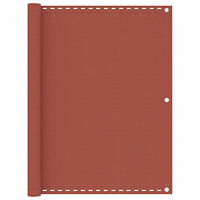 vidaXL Balkongskärm terrakotta 120x600 cm HDPE