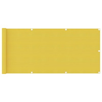 vidaXL Balkongskärm vit 75x500 cm HDPE