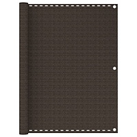 vidaXL Balkongskärm brun 120x500 cm HDPE