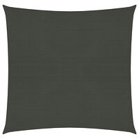 vidaXL Solsegel 160 g/m² antracit 2,5x2,5 m HDPE