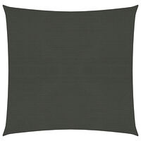 vidaXL Solsegel 160 g/m² antracit 4,5x4,5 m HDPE