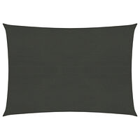 vidaXL Solsegel 160 g/m² antracit 2x3 m HDPE