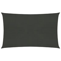 vidaXL Solsegel 160 g/m² antracit 2,5x4 m HDPE