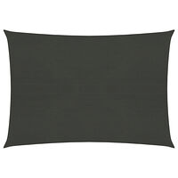 vidaXL Solsegel 160 g/m² antracit 3,5x4,5 m HDPE