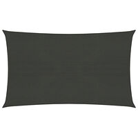 vidaXL Solsegel 160 g/m² antracit 5x8 m HDPE