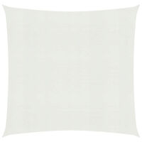 vidaXL Solsegel 160 g/m² vit 2,5x2,5 m HDPE