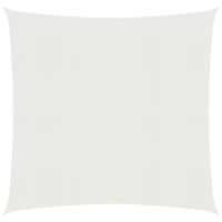 vidaXL Solsegel 160 g/m² vit 7x7 m HDPE