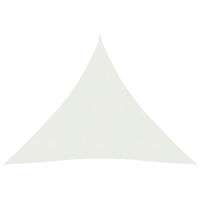 vidaXL Solsegel 160 g/m² vit 3x3x3 m HDPE