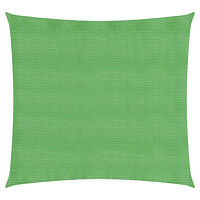 vidaXL Solsegel 160 g/m² ljusgrön 4x4 m HDPE