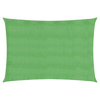 vidaXL Solsegel 160 g/m² ljusgrön 2,5x4 m HDPE