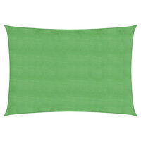 vidaXL Solsegel 160 g/m² ljusgrön 4x6 m HDPE