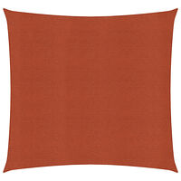 vidaXL Solsegel 160 g/m² terrakotta 2x2 m HDPE