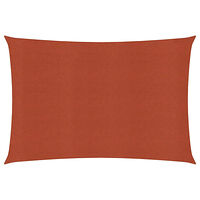 vidaXL Solsegel 160 g/m² terrakotta 2x3 m HDPE