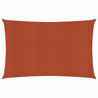 vidaXL Solsegel 160 g/m² terrakotta 2,5x5 m HDPE