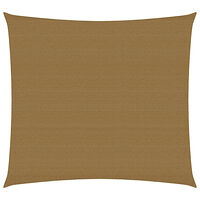 vidaXL Solsegel 160 g/m² taupe 3x3 m HDPE