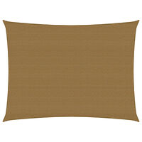 vidaXL Solsegel 160 g/m² taupe 3x4 m HDPE