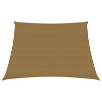 vidaXL Solsegel 160 g/m² taupe 3/4x2 m HDPE