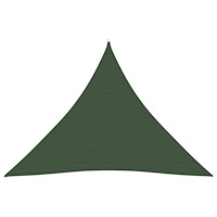 vidaXL Solsegel 160 g/m² mörkgrön 5x5x5 m HDPE