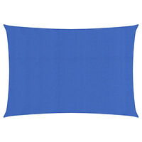 vidaXL Solsegel 160 g/m² blå 2,5x4,5 m HDPE