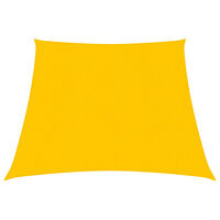 vidaXL Solsegel 160 g/m² gul 3/4x2 m HDPE