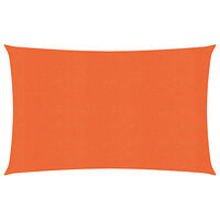 vidaXL Solsegel 160 g/m² orange 2,5x4,5 m HDPE
