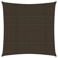 vidaXL Solsegel 160 g/m² brun 2,5x2,5 m HDPE