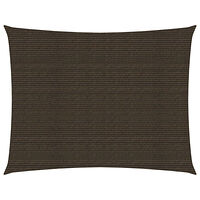 vidaXL Solsegel 160 g/m² brun 2x3 m HDPE