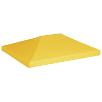 vidaXL Paviljongtak 270 g/m² 4x3 m gul