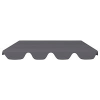 vidaXL Reservtak för hammock antracit 188/168x145/110cm