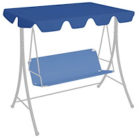 vidaXL Reservtak för hammock blå 188/168x145/110 cm