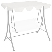 vidaXL Reservtak för hammock vit 188/168x145/110 cm