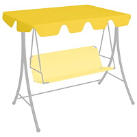 vidaXL Reservtak för hammock gul 150/130x105/70 cm