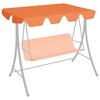 vidaXL Reservtak för hammock orange 150/130x105/70 cm