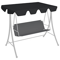 vidaXL Reservtak för hammock svart 150/130x105/70 cm