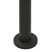 vidaXL Pergola med infällbart tak antracit 3x3 m stål 180 g/m²