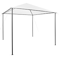 vidaXL Paviljong 3x3x2,9 m vit 180 g/m²