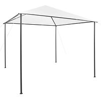 vidaXL Paviljong 3x3x2,9 m vit 180 g/m²