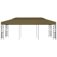 vidaXL Paviljong 6x3 m taupe 180 g/m²