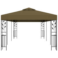 vidaXL Paviljong 6x3 m taupe 180 g/m²