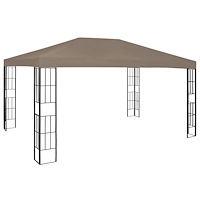 vidaXL Paviljong 4x3 m taupe