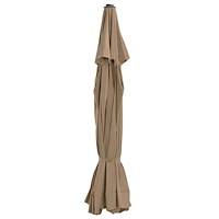 vidaXL Reservtyg för parasoll taupe 515 cm