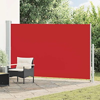 vidaXL Infällbar sidomarkis 180x300 cm röd