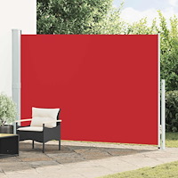 vidaXL Infällbar sidomarkis 200x300 cm röd