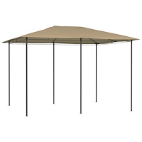 vidaXL Paviljong 3x4x2,6 m taupe 160 g/m²